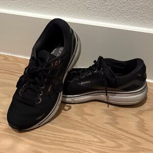 Brooks Black and Gray Athletic Shoes